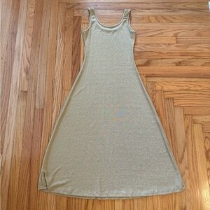 Women’s Maxi Gold Dress